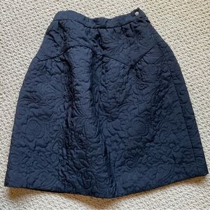 Girl’s Zara Black Quilted Skirt Size 6